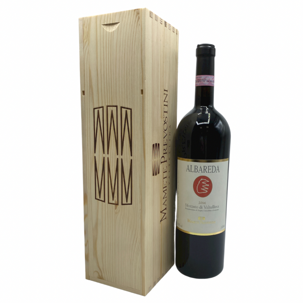 Albareda Sforzato di Valtellina DOCG Magnum con cassetta di legno | Mamete Prevostini