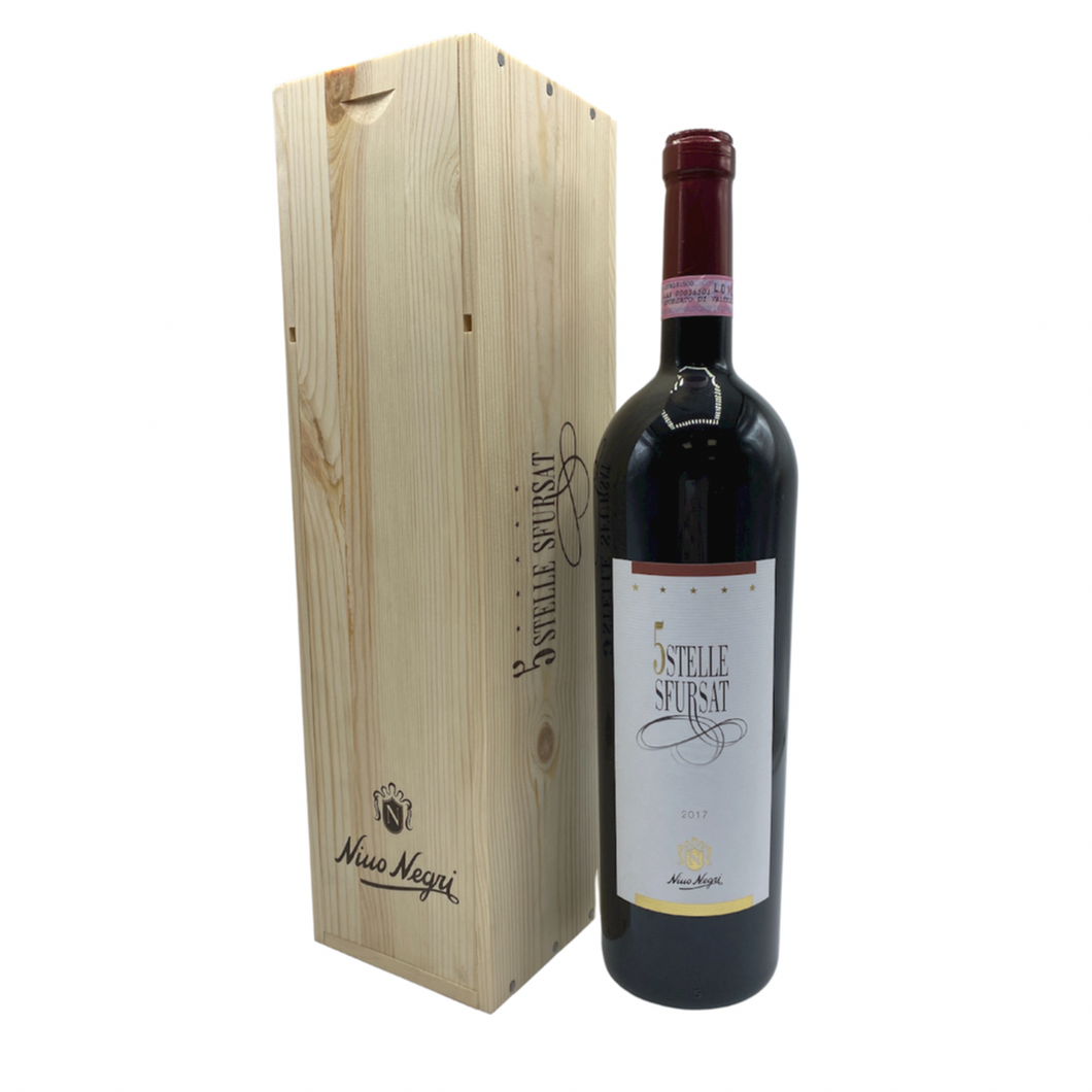Sfursat 5 Stelle Sforzato di Valtellina DOCG Magnum con cassetta di legno | Nino Negri
